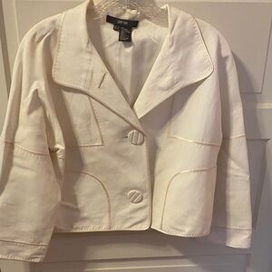 Per Se Cream Blazer Jacket